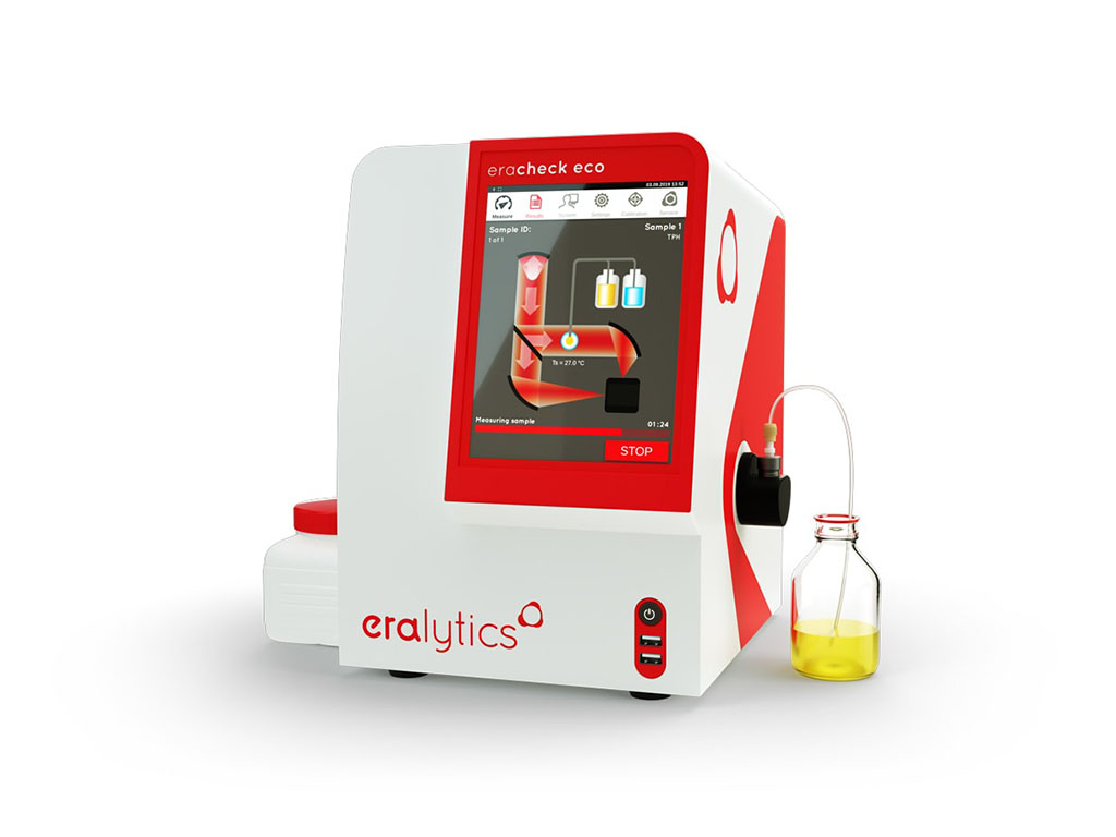 ERACHECK ECO - automatyczny aparat do oznaczania zawartości węglowodorów ropopochodnych w wodach i glebach