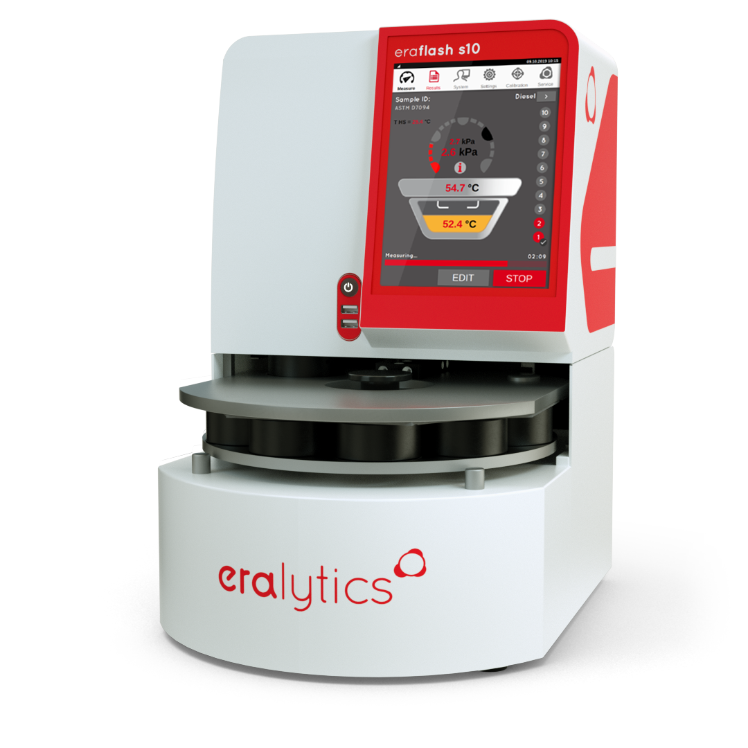 ERAFLASH S10 - automatyczny aparat do oznaczania temperatury zapłonu z podajnikiem próbek
