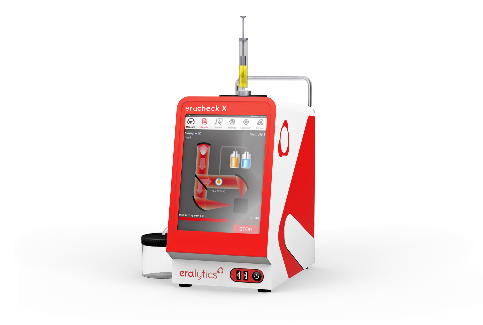 ERACHECK X - automatyczny aparat do oznaczania zawartości węglowodorów ropopochodnych w wodach i glebach